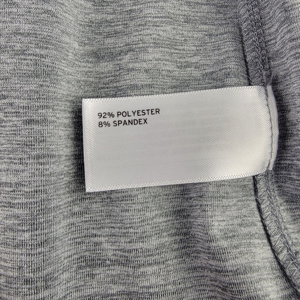 Duluth Trading Co Gray Space Dye V-Neck Pleated Back Active Top Womens 2X Gym - Picture 6 of 7